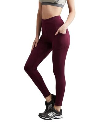 BLINKIN Women's Skinny Fit Mid Rise Leggings
