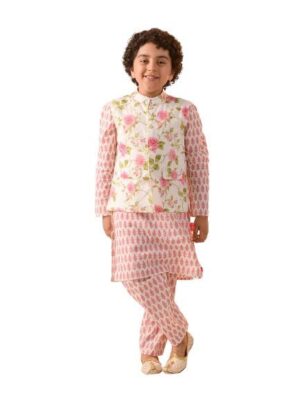 AJ DEZINES Boys Ethnic Kurta Pajama Set