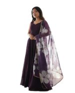 Fashion Basket Women's Georgette Anarkali Dress