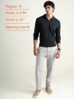 Men's Cotton Long Sleeve Polo