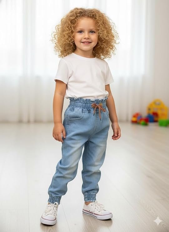Kids' Stretch Denim Culottes