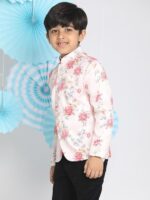 VASTRAMAY Boys' Printed Jodhpuri