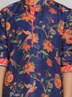 VASTRAMAY Boy's Cotton Solid Kurta Pyjama Set