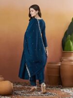 MOKOSH Women’s Anarkali Kurta Set with Dupatta