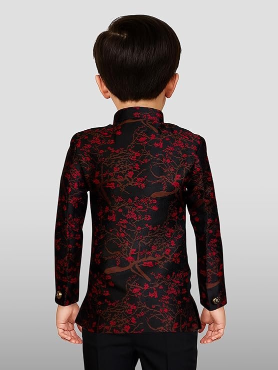 VASTRAMAY Boys' Maroon Jodhpuri_VASBJP004MA_30