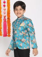 VASTRAMAY Boys' Printed Jodhpuri