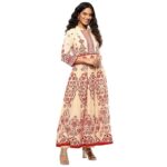 BIBA Women Cotton Anarkali Printed Suit Set