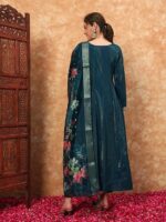 Women’s Rani Pink Anarkali Kurta Set with Dupatta