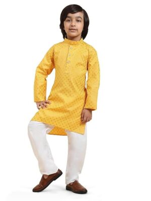 Pro-Ethic Style Developer Boy's Cotton Solid s Kurta Pajama For Kid'S Ethnic Wear | Kurta Pajama Set
