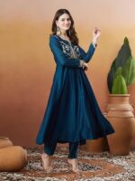 MOKOSH Women’s Anarkali Kurta Set with Dupatta