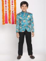VASTRAMAY Boys' Printed Jodhpuri