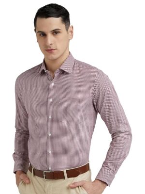 Van Heusen Men Cotton Solid Slim Fit Formal Shirt