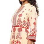 BIBA Women Cotton Anarkali Printed Suit Set